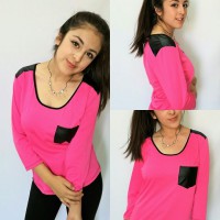 Blusa Basic Rosa